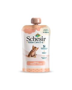 Schesir Kitten Care Chicken in Cream Cat Food Pouch 0-6 Months - 150 g