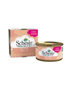 Schesir Kitten Care Chicken Mousse Canned Cat Food 3-12 Months - 85 g