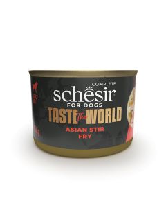 Schesir Taste The World Asian Stir Fry Broth Canned Dog Food - 150 g