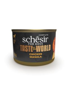 Schesir Taste The World Chicken Masala Broth Canned Dog Food - 150 g