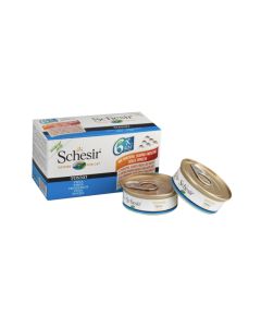 Schesir Tuna Fillet Canned Cat Food - 50 g - Pack of 6