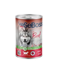 SeBoss Premium Beef Pate Adult Canned Dog Food - 400 g