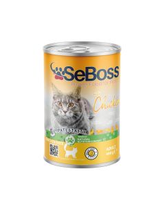 SeBoss Premium Chicken Pate Canned Cat Food - 400 g