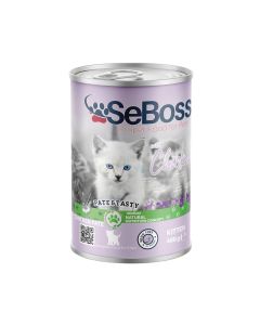 SeBoss Premium Chicken Pate Canned Kitten Food - 400 g