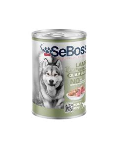 SeBoss Premium Lamb Chunk in Gravy Adult Canned Dog Food - 400 g