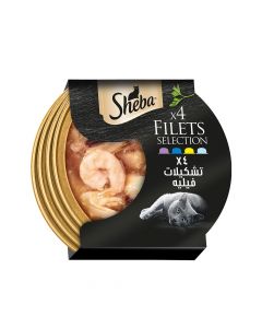 Sheba Filets Selection Variety Pack Cat Food - 60 g - Pack of 4