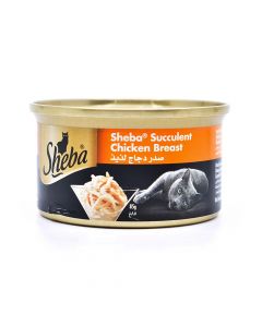 Sheba Succulent Chicken Breast Canned Cat Food - 85 g - Pack of 24