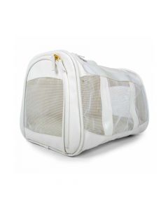 Sherpa Travel Wipe Clean Technology Airline Approved Pet Carrier - White