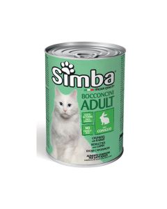 Simba Chunks with Rabbit Canned Cat Food - 415 g