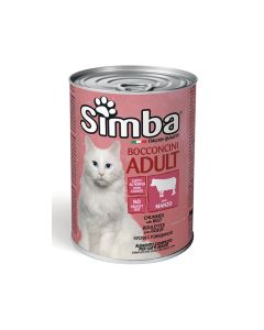 Simba Chunkies with Beef Canned Cat Food - 415 g