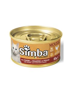 Simba Mousse with Heart and Chicken Livers Canned Cat Food - 85 g