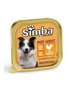 Simba Pate with Chicken and Liver Adult Dog Wet Food - 150 g