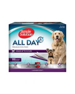 Simple Solution 6-Layer All Day Premium Dog Pads - Lavender Scent