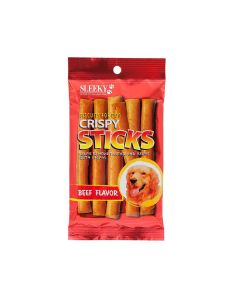 Sleeky Crispy Sticks Beef Flavor Dog Treats, 90g