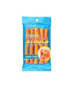 Sleeky Crispy Sticks Chicken Flavor Dog Treats, 90g