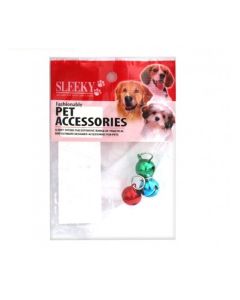 Sleeky Multi-Color Collar Bells, 3 pcs