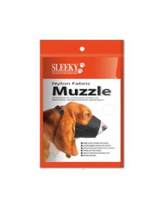 Sleeky Nylon Fabric Muzzle for Large Dogs - Size 5