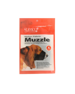 Sleeky Nylon Fabric Muzzle for Small Dogs - Size 1