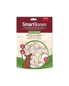 SmartBones Chicken Mini Bone Dog Treat, 128g