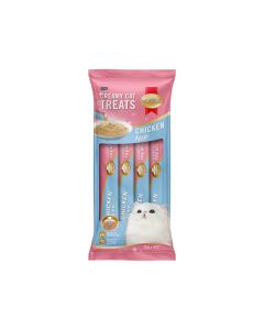 SmartHeart Creamy Chicken Cat Treats - 4 x 15 g