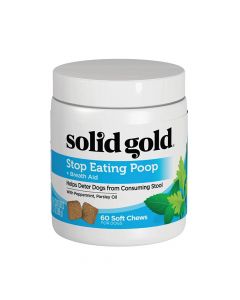 Solid Gold Stop Eating Poop + Breath Aid Soft Chews for Dogs - 90 g