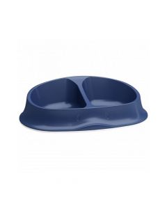 Stefanplast Chic Double Bowl, Navy Blue