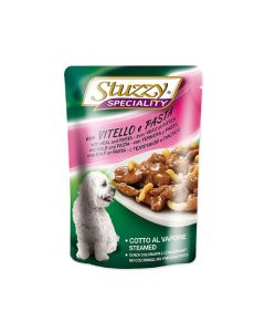 Stuzzy Specialty with Veal and Pasta Wet Dog Food Pouch - 100g