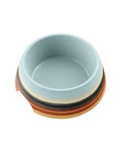 Tarhong Desert Stripe Pet Bowl Medium, Ombre, 7.1 X 7.1 X 2.8
