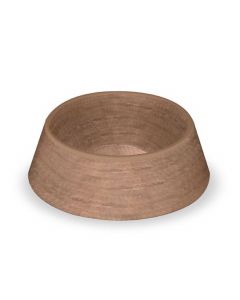 Tarhong Hammered Copper Double Wall Pet Bowl, Medium, 7.8" x 7.8" x 2.5"