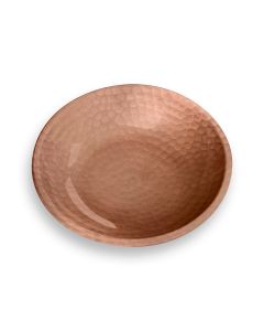 Tarhong Hammered Copper Saucer, 5.2" x 5.2" x 1.1"