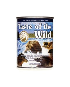 Taste of the Wild Pacific Stream Canine Formula with Smoked Salmon in Gravy - 390g