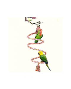 The Bird House Multi-Color Spiral Perch