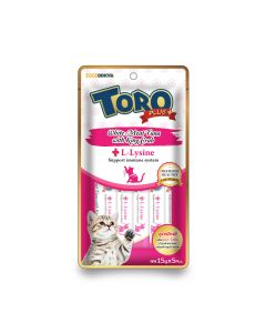 Toro Plus+ White Meat Tuna and King Crab Cat Treat - 5 x 15 g