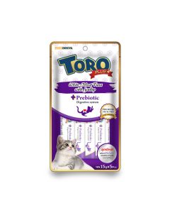 مكافأة لحم التونة الأبيض والإسكالوب للقطط من تورو بلس+ - 5 × 15 جرام