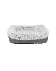 Trixie Harvey Square Bed Pet - Grey - 80L x 65W cm