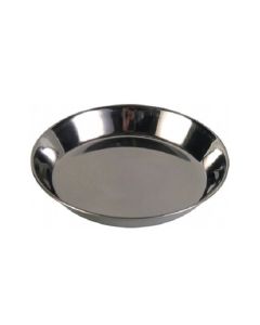 Trixie Basic Stainless Steel Plate Cat Bowl - 200 ml