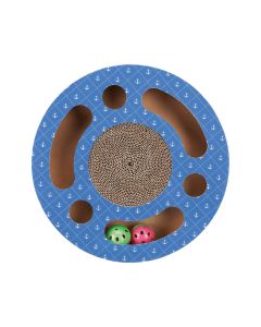 Trixie Cat Scratching Drum with Toy Balls, 33 x 5.5 cm