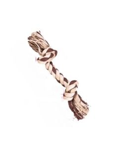 Trixie Denta Fun Playing Rope Bone Dog Toy - Brown