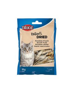 Trixie Natural and Dried Anchovy Fishes Cat Treat - 50 g