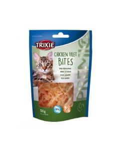 Trixie Premio Bites Chicken Fillets Cat Treats - 50 g