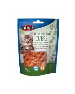 Trixie Premio Cheese Chicken Cubes Cat Treats - 50 g