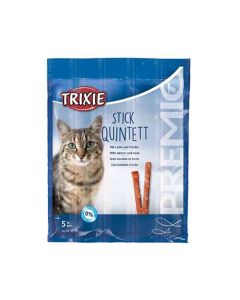 Trixie Premio Stick Quintett Salmon & Trout Cat Treats - 25 g