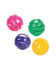 Trixie Set of Rattling Balls, 4 cm, Pack of 4