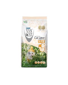 Van Cat Unscented Clumping Cat Litter - 20 kg