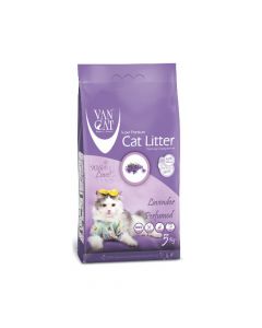 Van Cat White Bentonite Clumping Cat Litter Lavender
