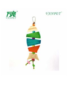 Vanpet Fish Shaped Bird Toy - 28.5 x 8 cm