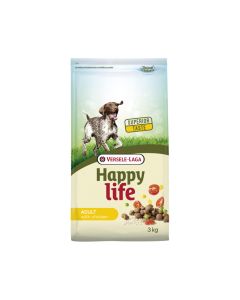 Versele Laga Happy Life Chicken Adult Dry Dog Food - 3 Kg