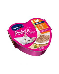 Vitakraft Poesie Creation Turkey in Cheese Canned Cat Food - 85 g - Pack of 12