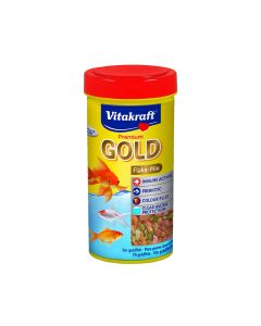 Vitakraft Gold Flake Food For Goldfish, 250ml