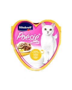 Vitakraft Poesie - Turkey in Cheese Sauce Wet Cat Food, 85g